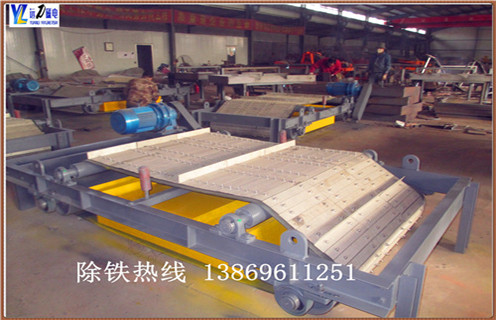 自卸式電磁除鐵器，福建超強干式自卸式電磁除鐵器_福建超強干式自卸式電磁除鐵器廠家配件_型號及工作視頻