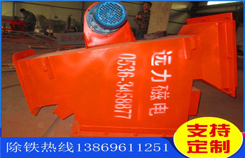管道式自動除鐵器，新疆管道式自動除鐵器規(guī)格_新疆管道式自動除鐵器規(guī)格應用生產(chǎn)安裝示意圖型12000高斯_工作原理