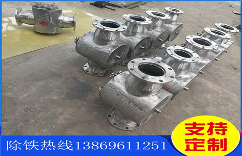 管道除鐵器，吉林管道抽屜除鐵器_遠(yuǎn)力吉林管道抽屜除鐵器12000高斯 可定制工作原理_安裝示意圖